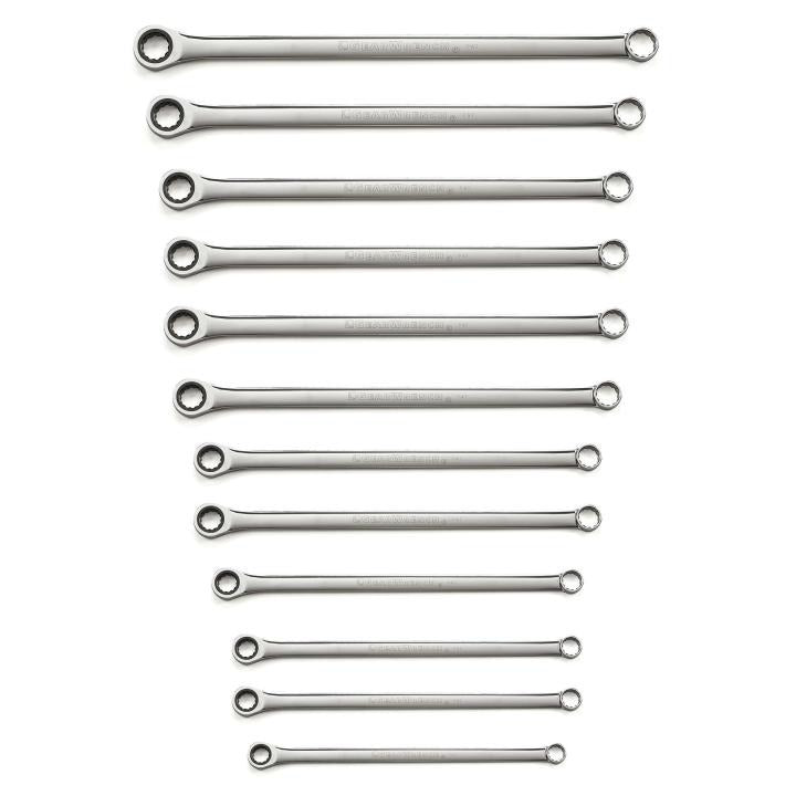 GEARWRENCH 12 Piece XL 0?? Gear and BoxRatcheting Wrench Set Metric KD85988 - Direct Tool Source