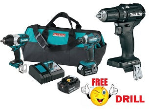 MAKITA 18V LXT?? 1/2" Impact and Hex1/4" Impact Driver Kit MKXT270 - Direct Tool Source