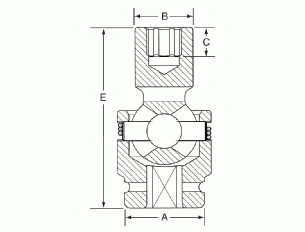 GREY PNEUMATIC 1" Drive x 24mm Heavy DutyUniversal GY4024UM - Direct Tool Source