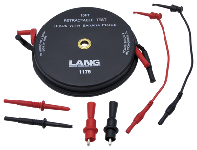 LANG 1176 - 7-Piece Retractable Test Lead Set LG1176 1176 - Direct Tool Source