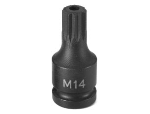 GREY PNEUMATIC 1/2" Drive x M10 Tamper ProofTriple Square Driver GY2110ST - Direct Tool Source