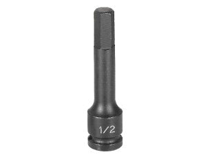 GREY PNEUMATIC 1/2" Drive x 18mm Hex Driver4" Length GY29184M - Direct Tool Source