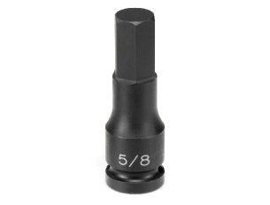 GREY PNEUMATIC 1/2" Drive x 14mm Hex Driver4" Length GY29144M - Direct Tool Source
