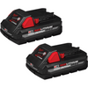 Milwaukee M18 CP3.0 Battery 2-Pack Red lithium High Output 48-11-1837 - Direct Tool Source