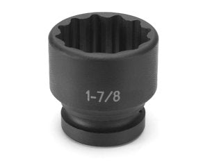 GREY PNEUMATIC 1" Drive x 3-1/2" Standard12 Point Impact Socket GY4312R - Direct Tool Source