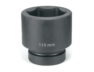 GREY PNEUMATIC 2-1/2" Dr 125MM StandardImpact Socket GY70125M - Direct Tool Source