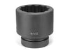 GREY PNEUMATIC 2-1/2" Dr 3-3/4" 12 Pt StdImpact Socket GY7420R - Direct Tool Source