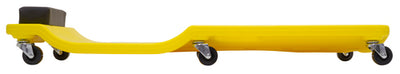 LISLE Yellow Low Profile PlasticCreepers - with 6 Wheels LS93102 - Direct Tool Source