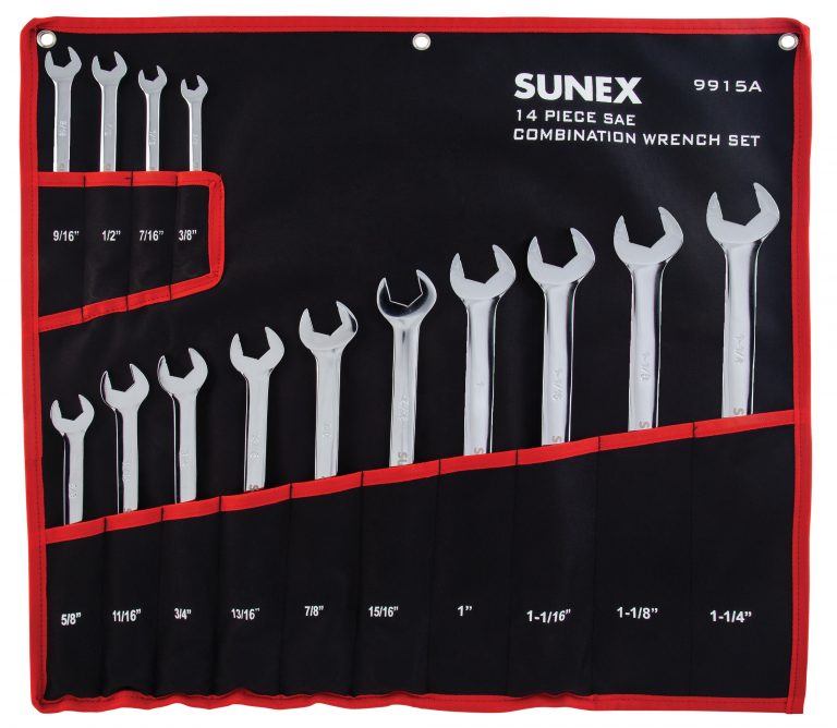 SUNEX  TOOL 1/2" Full Polished V-Groove Wrenchn Wrench - Direct Tool Source