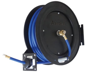 ASTRO PNEUMATIC 3/8"x50" AstroFlex AutomaticRewind Hybrid Hose Reel AO3695 - Direct Tool Source