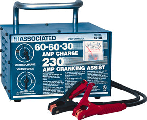 ASSOCIATED EQUIPMENT 6/12/24 Volt Bench Charger AS6010B - Direct Tool Source