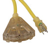 BAYCO 50' Triple-Tap 12/3 ProExtension Cord with Lighted BYSL-747L - Direct Tool Source