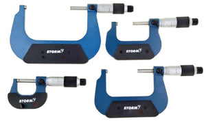 CENTRAL TOOLS INC. 4 Piece Metric Micrometer Set CE3M214 - Direct Tool Source