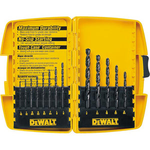 DEWALT 13-Pc. Black Oxide Drill BitSet DW1163 - Direct Tool Source
