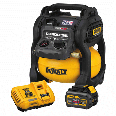 DEWALT Flexvolt 60V Max 2.5 GallonCordless Air Compressor Kit DWDCC2560T1 - Direct Tool Source