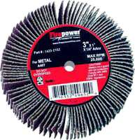 FIREPOWER 3X1 60 Grit Flap Wheel FR1423-2151 - Direct Tool Source