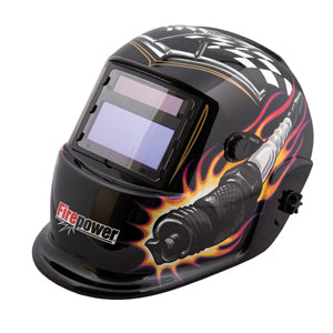 FIREPOWER Auto Dark Weld Helmet SparkPlug FR1441-0086 - Direct Tool Source