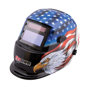 FIREPOWER Auto Dark Weld Helmet Stars &Stripes Eagle FR1441-0087 - Direct Tool Source