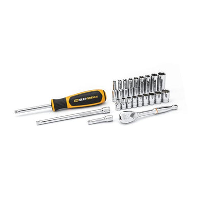 GEARWRENCH 22 pc. 1/4 Drive SAE SocketSet KD80325 - Direct Tool Source