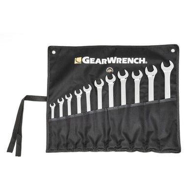 GEARWRENCH 11 Pc 12 Pt SAE Long PatternCombination Wrench Set KD81934 - Direct Tool Source