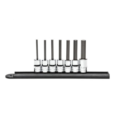 GEARWRENCH 7 Piece 3/8" Drive Mid Length SAE Hex Bit Socket Set - Direct Tool Source