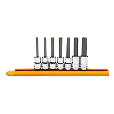 GEARWRENCH 7 Piece 3/8" Drive Mid Length Metric Hex Bit Socket Set - Direct Tool Source