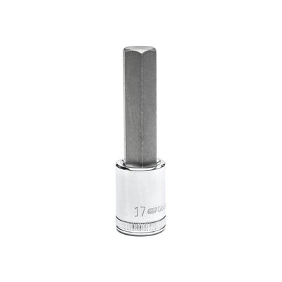 GEARWRENCH 17MM 1/2" Drive Mid Length Chrome Hex Bit Socket - Direct Tool Source