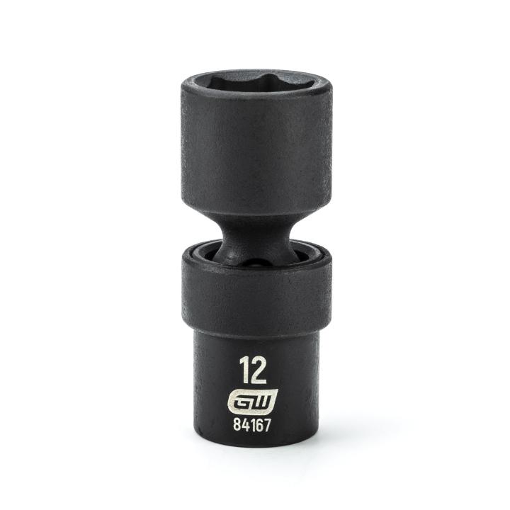 GEARWRENCH 12MM 1/4" Dr. 6 Pt Standard Universal Impact Metric Socket - Direct Tool Source