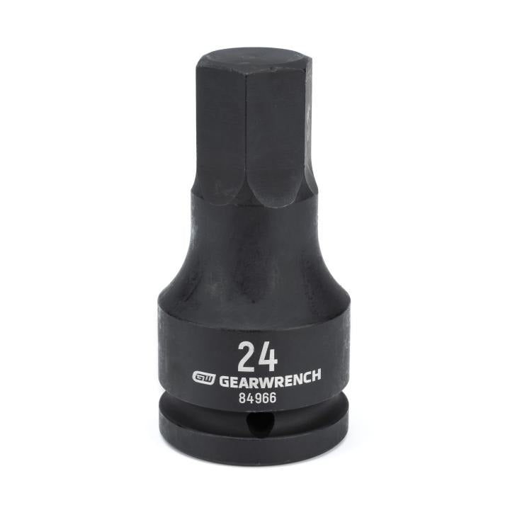 GEARWRENCH 24MM 3/4" Drive Hex Impact BitSocket KD84966 - Direct Tool Source