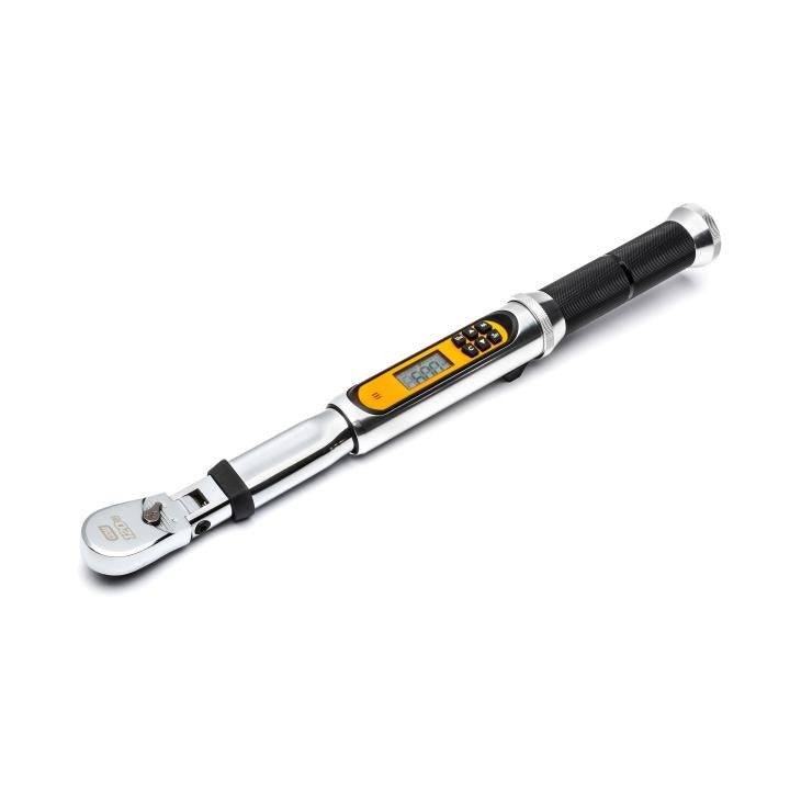 GEARWRENCH 3/8" Drive Flex-Head Electronic Torque Wrench w/ - Direct Tool Source