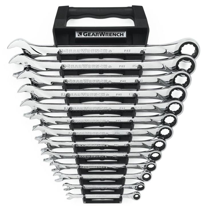 GEARWRENCH 13 Piece SAE GearWrench XL Set1/4"-1" KD85199 - Direct Tool Source