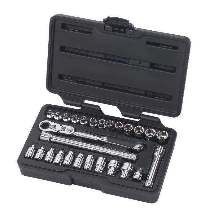 GEARWRENCH 27 Pc. 1/4" Drive Pass ThroughSocket Set KD891427 - Direct Tool Source