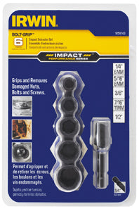 IRWIN 6 Piece Damaged Bolt-GripImpact Set HA1859143 - Direct Tool Source