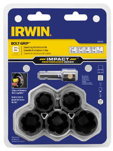 IRWIN 6 Piece Damaged Bolt-GripImpact Lug Nut Set HA1859146 - Direct Tool Source