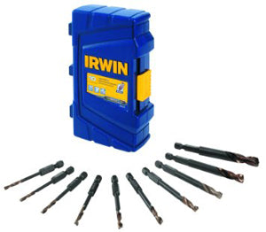 IRWIN 10 Pc Impact Turbomax DrillBit Set HA1881324 - Direct Tool Source