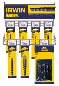 IRWIN 28Pc.Spiral Flute ScrewExtractor Merchandiser HA65525 - Direct Tool Source