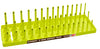 HANSEN GLOBAL  INC. HV Yellow 3/8" Dr. Metric 3 Row Multi Length Socket Holder - Direct Tool Source