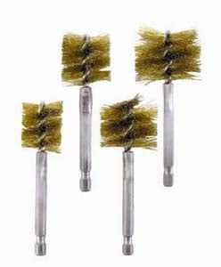 INNOVATIVE PRODUCTS OF AMERICA 4 Piece Brass Brush Set IP8038 - Direct Tool Source