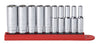 GEARWRENCH 1/4 Drive Sae 10 Pc 6 Pt MidLength Socket Set 3/16 - 9/16 KD80305S - Direct Tool Source