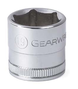 GEARWRENCH 3/8 Drive 19MM 6 PointStandard Metric Socket KD80387 - Direct Tool Source