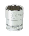 GEARWRENCH 3/8 Drive 12 pt. StandardSocket 15mm KD80491 - Direct Tool Source