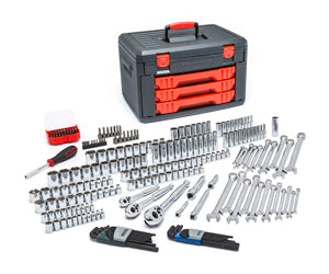 GEARWRENCH 219 Piece Mechanics CompleteTool Set 1/4 -1/2" Drives KD80940 - Direct Tool Source