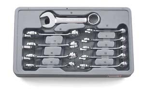 GEARWRENCH 10 Piece Stubby Wrench Set10-19MM KD81904 - Direct Tool Source