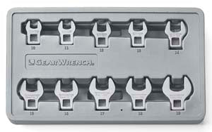 GEARWRENCH 10 Piece Metric CrowfootWrench Set KD81909 - Direct Tool Source