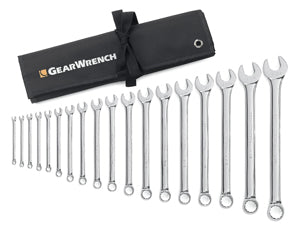 GEARWRENCH 18 Piece SAE Long Pattern NonRatcheting Combo Wrench Set KD81917 - Direct Tool Source