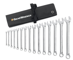 GEARWRENCH 15 Pc. SAE Long Pattern WrenchSet  (Non-Ratcheting) KD81918 - Direct Tool Source