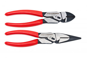 GEARWRENCH 2 Pc Pivot Force CompoundAction Plier Set KD82124 - Direct Tool Source