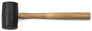 GEARWRENCH 16oz Rubber Mallet -WoodHickory Handle KD82259 - Direct Tool Source