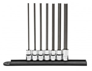 GEARWRENCH 7 Piece . 3/8" Drive Long SAE Hex Bit Socket Set - Direct Tool Source