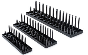 GEARWRENCH 3 Piece Black SAE Socket Tray Set KD83118 - Direct Tool Source